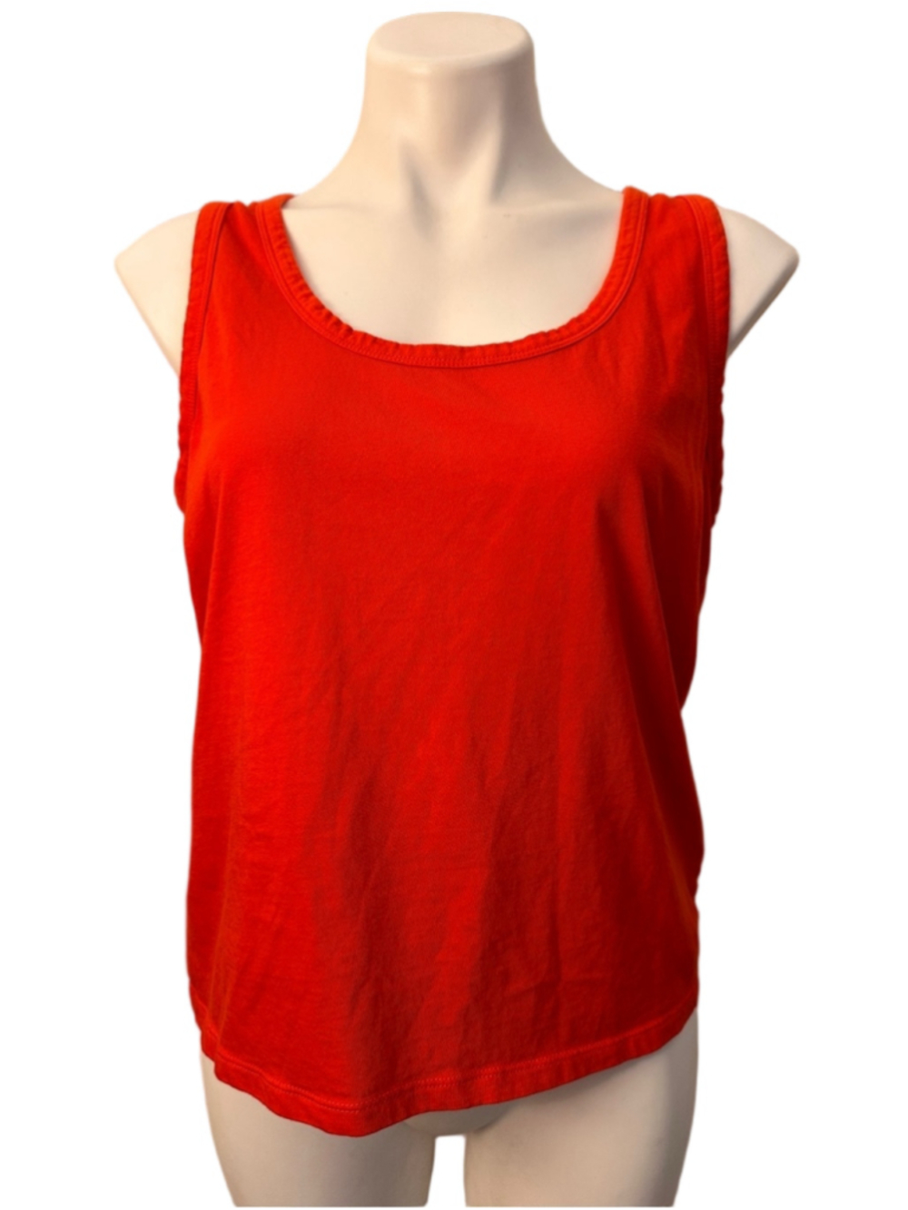 J. Crew Bright Red Scoop Neck Tank Top